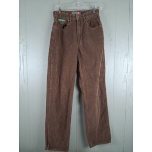 Empyre Pants Womens 4 Chocolate Brown Tori‎ Baggy Hip Hop Skate Y2K Corduroy
